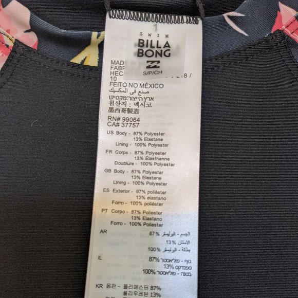 NWOT Women's Billabong Find A Way Rashguard Size S - Picture 3 of 5